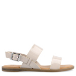 WOMENS LAVINE FLAT SANDAL - KHAKI