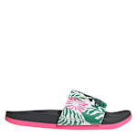 WOMENS ADILETTE COMFORT SLIDE SANDAL - WHITE