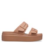 WOMENS BROOKLYN BUCKLE LOW WEDGE SANDAL