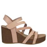 WOMENS MAGGY WEDGE SANDAL - PALE PINK