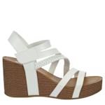 WOMENS MAGGY WEDGE SANDAL - WHITE