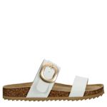 WOMENS ELENA FOOTBED SANDAL - WHITE