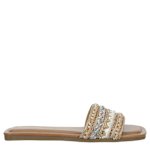 WOMENS THREAD SLIDE SANDAL