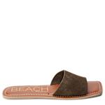 WOMENS BALI SLIDE SANDAL - DARK BROWN