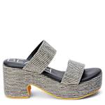 WOMENS OCEAN AVE PLATFORM SANDAL - BLACK