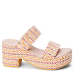 WOMENS OCEAN AVE PLATFORM SANDAL - PINK