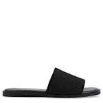WOMENS PRSILLA FLAT SANDAL - BLACK