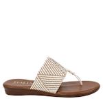 WOMENS LEANA WEDGE SANDAL - NATURAL