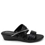 WOMENS HOLLIS WEDGE SANDAL - BLACK