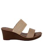 WOMENS YAMARI WEDGE SANDAL - TAUPE