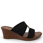 WOMENS CELSI WEDGE SANDAL - BLACK