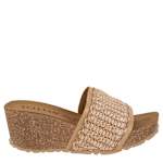 WOMENS IBBIE WEDGE SANDAL - NATURAL