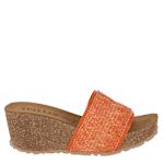 WOMENS IBBIE WEDGE SANDAL - ORANGE