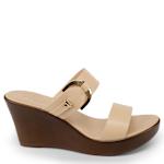 WOMENS QUINCIE WEDGE SANDAL - BEIGE