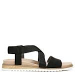 WOMENS ISLANDER WEDGE SANDAL - BLACK