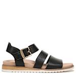 WOMENS ISLAND GLOW WEDGE SANDAL - BLACK
