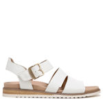 WOMENS ISLAND GLOW WEDGE SANDAL - WHITE