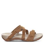 WOMENS ACACIA SLIDE SANDAL - BROWN