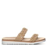 WOMENS THESSA SLIDE SANDAL - COFFEE