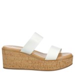 WOMENS PIERRE WEDGE SANDAL - WHITE