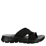 WOMENS SUMMITS FANTASY WALK WEDGE SANDAL - BLACK