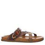 WOMENS LILAC FOOTBED SANDAL