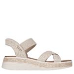 WOMENS SLIP-INS SUN RAY-BRIGHT SANDAL - NATURAL
