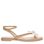 WOMENS AURORA FLAT SANDAL - LATTE