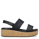 WOMENS BROOKLYN CORK LOW WEDGE SANDAL