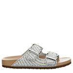 WOMENS BODIE PEARL SLIDE SANDAL - SILVER