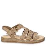 WOMENS CHIRP FLAT SANDAL - TAUPE