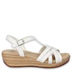 WOMENS LUA WEDGE SANDAL - WHITE