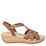 WOMENS LUA WEDGE SANDAL - TAN