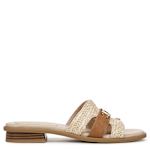 WOMENS ROYALTY BIT SLIDE SANDAL - NATURAL