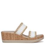 WOMENS RESORT WEDGE SANDAL - WHITE