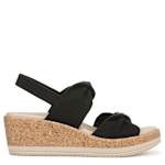 WOMENS RILEY WEDGE SANDAL - BLACK