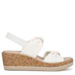 WOMENS RILEY WEDGE SANDAL - WHITE