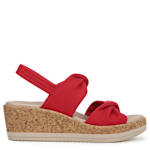 WOMENS RILEY WEDGE SANDAL - RED