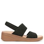 WOMENS FESTIVE WEDGE SANDAL - BLACK