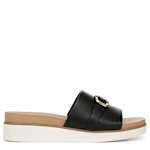 WOMENS GENEVIEVE SLIDE SANDAL - BLACK
