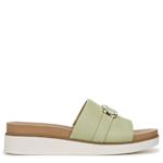 WOMENS GENEVIEVE SLIDE SANDAL - PALE GREEN