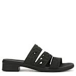 WOMENS POPPY SLIDE SANDAL - BLACK