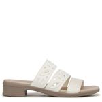 WOMENS POPPY SLIDE SANDAL - WHITE
