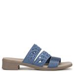WOMENS POPPY SLIDE SANDAL - BLUE