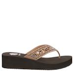WOMENS SAVERINA FLIP-FLOP SANDAL - BRONZE