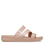 WOMENS GETAWAY PATENT STRAPPY SANDAL - PINK