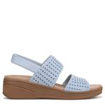 WOMENS FESTIVE WEDGE SANDAL - PALE BLUE