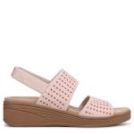 WOMENS FESTIVE WEDGE SANDAL - PEACH