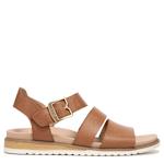 WOMENS ISLAND GLOW WEDGE SANDAL - COGNAC