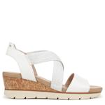 WOMENS JUST CUTE WEDGE SANDAL - WHITE
